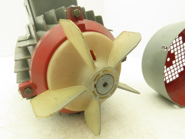 R.Schali 1ZK90L4 Metric AC Motor 1.8kw 1700rpm 230/460V 3PH 90L Frame 24mm Shaft