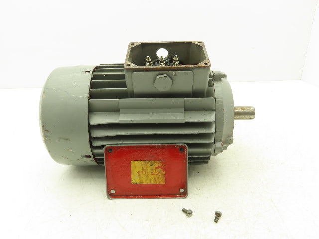 R.Schali 1ZK90L4 Metric AC Motor 1.8kw 1700rpm 230/460V 3PH 90L Frame 24mm Shaft
