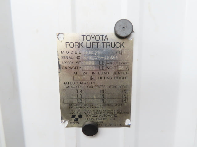 Toyota 24310-13300-71 Speed Control Assembly & CPU Circuit Board 5FBC25 Forklift