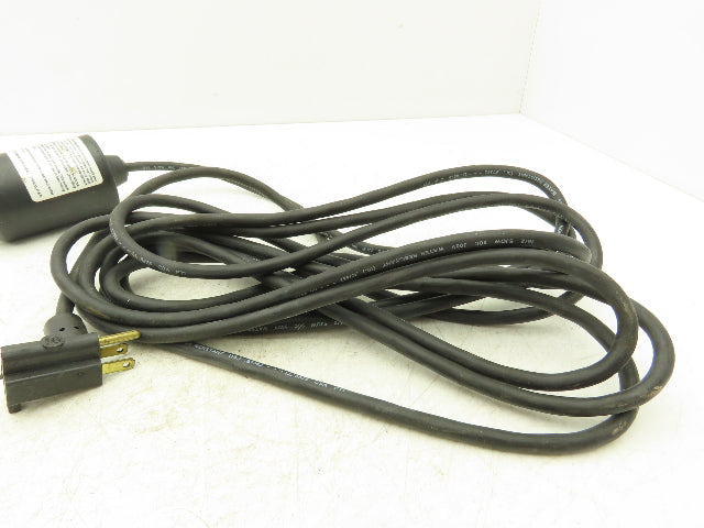 MDI GF10W20F1 Mechanical Float Switch 120VAC 20' Cord Pump Duty Normally Open