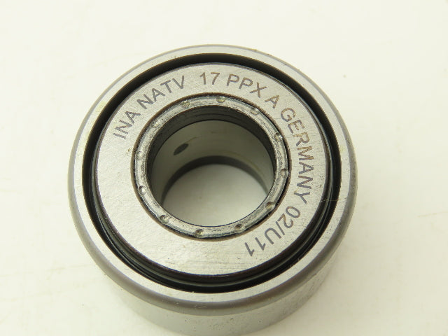 INA NATV17PPX Yoke Track Roller Bearing 17mm-ID x 40mm-OD x 21mm-Width Lot Of 2