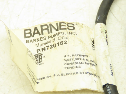 Barnes 720152 Pump Float Switch 120VAC 20' Cord