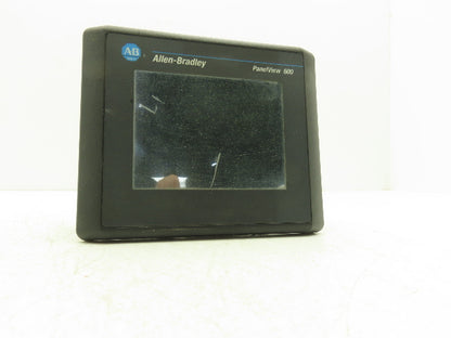Allen Bradley 2711T6C1L1 PanelView 600 Touch Screen PLC HMI Ser B Rev D Frn 4.43