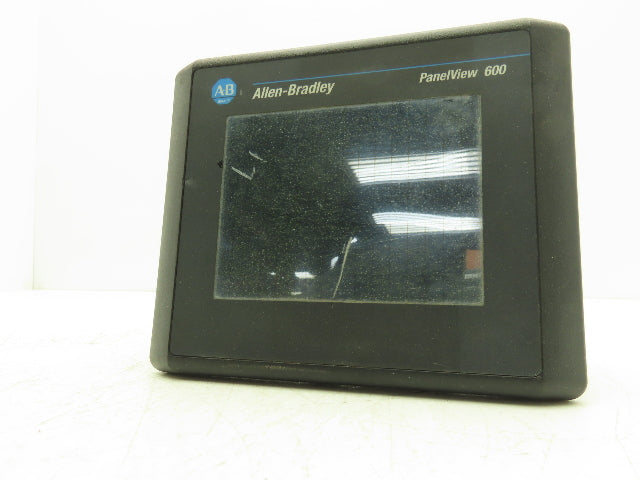 Allen Bradley 2711T6C1L1 PanelView 600 Touch Screen PLC HMI Ser B Rev D Frn 4.43