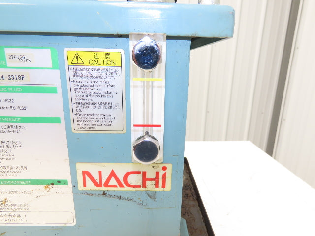 Nachi NSP-20-22V1A4 Hydraulic Power Unit Variable Pump 20 Liter 7gpm 3Hp 220V