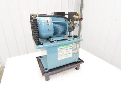 Nachi NSP-20-22V1A4 Hydraulic Power Unit Variable Pump 20 Liter 7gpm 3Hp 220V