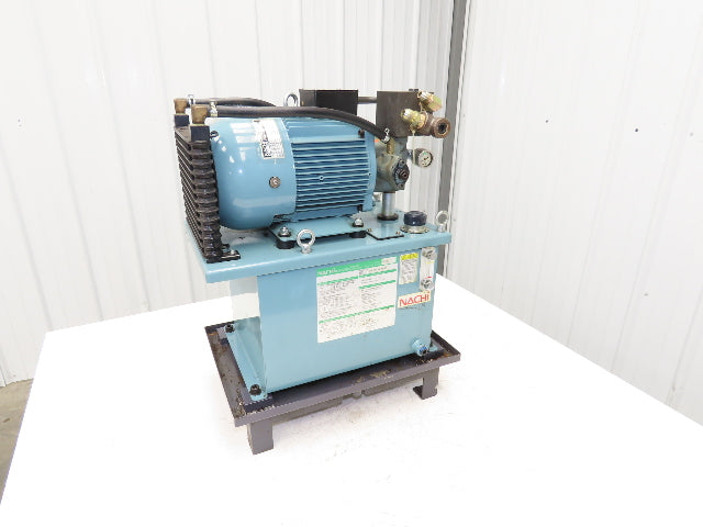 Nachi NSP-20-22V1A4 Hydraulic Power Unit Variable Pump 20 Liter 7gpm 3Hp 220V