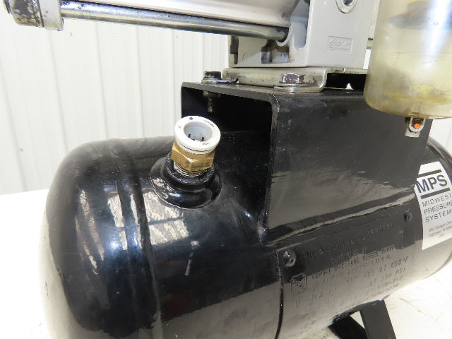MPS Midwest R03S 2:1 Compressed Air Pressure Booster 3.5 Gal Tank 230psi