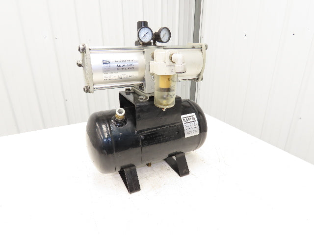 MPS Midwest R03S 2:1 Compressed Air Pressure Booster 3.5 Gal Tank 230psi