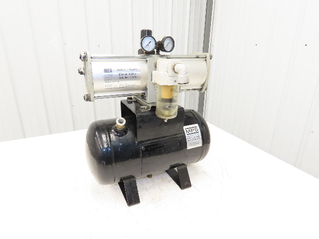 MPS Midwest R03S 2:1 Compressed Air Pressure Booster 3.5 Gal Tank 230psi
