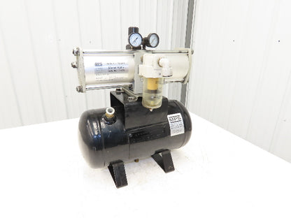 MPS Midwest R03S 2:1 Compressed Air Pressure Booster 3.5 Gal Tank 230psi