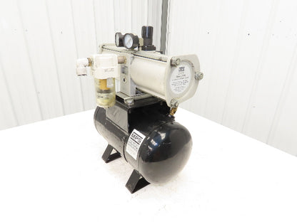 MPS Midwest R03S 2:1 Compressed Air Pressure Booster 3.5 Gal Tank 230psi