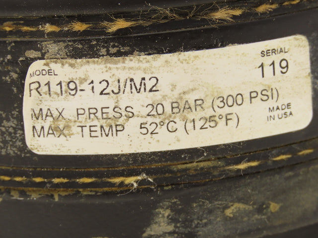 Parker R119-12J/M2 Hi-Flo Pneumatic Pressure Regulator 300 PSI 1.5"NPT