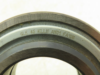 INA GLE45 KLLH Ball Bearing Insert 45mm-ID x 85mm-OD x 22mm-Width