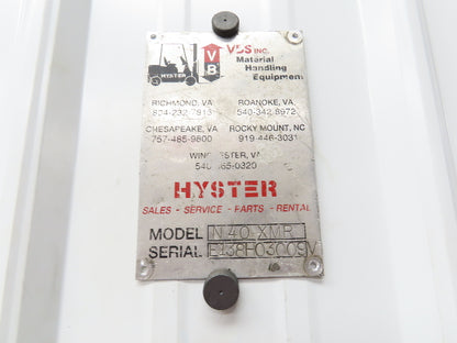 Hyster 2015434 General Electric Direct Drive Motor Off Of N40 XMR Forklift