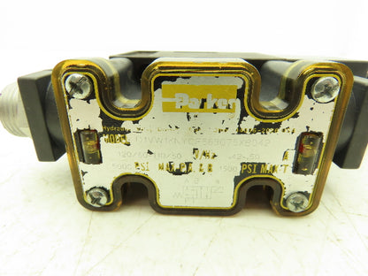 Parker D1VW1KNYCF563075XB Hydraulic Directional Valve 5000PSI 110/120V 50/60Hz