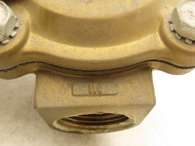 Asco Red-Hat 8210G004 Brass Solenoid Valve 1"NPT 120V 2-Way Normally Closed