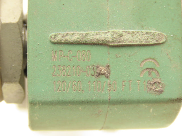 Asco Red-Hat 8210G004 Brass Solenoid Valve 1"NPT 120V 2-Way Normally Closed