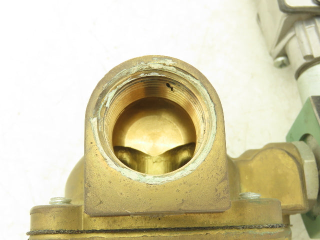 Asco Red-Hat 8210G004 Brass Solenoid Valve 1"NPT 120V 2-Way Normally Closed