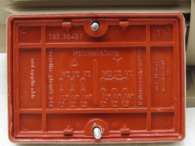 Siemens 1LA5073-2AA90 Metric AC Motor 0.55kw 3385rpm 460V 3PH IEC 71M 14mm Shaft