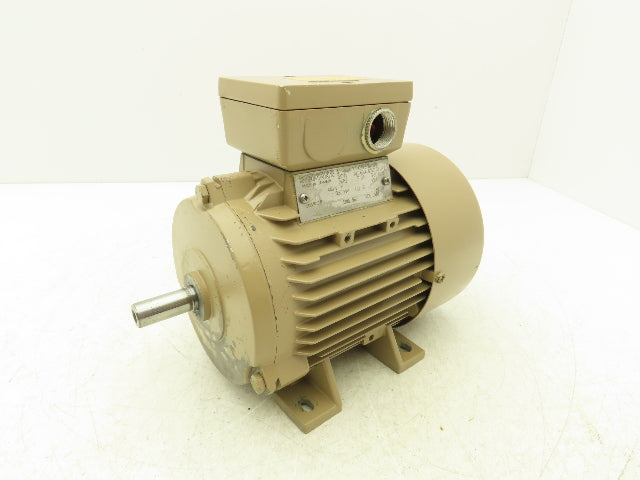 Siemens 1LA5073-2AA90 Metric AC Motor 0.55kw 3385rpm 460V 3PH IEC 71M 14mm Shaft