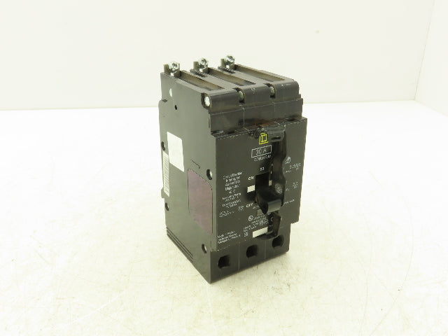 Square D EDB34030 Circuit Breaker 30A 480V 3 Pole 3Ph EDB Padlockable