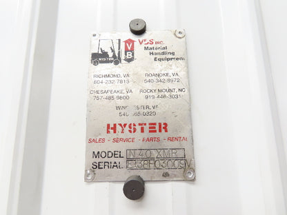 Hyster CP208-4 Electric Forklift Control Assembly 24-36VDC Off Of N40 XMR