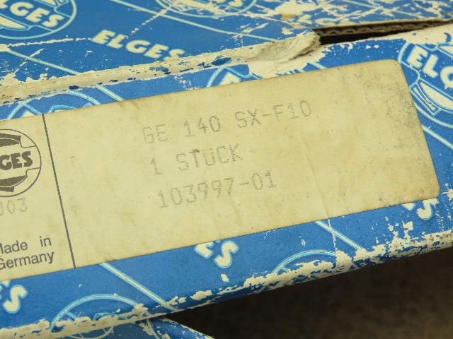 ELGES  GE140SX Spherical Plain Bearing 140mm-ID x 210mm-OD x 45mm-Width