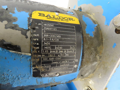 Barrett Centrifugals 326 12" Chip Spinner Oil Extractor Centrifuge 50Lbs 3Hp 3PH