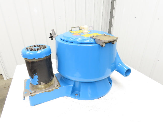 Barrett Centrifugals 326 12" Chip Spinner Oil Extractor Centrifuge 50Lbs 3Hp 3PH