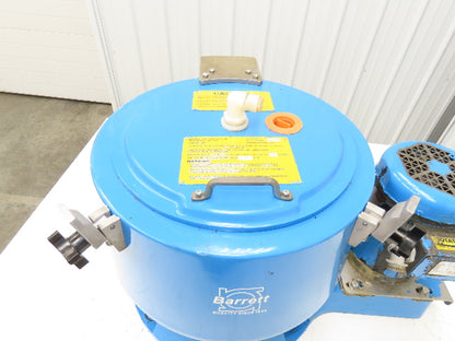 Barrett Centrifugals 326 12" Chip Spinner Oil Extractor Centrifuge 50Lbs 3Hp 3PH