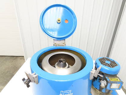 Barrett Centrifugals 326 12" Chip Spinner Oil Extractor Centrifuge 50Lbs 3Hp 3PH