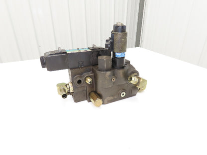 929500 Hydraulic Solenoid Control Valve & Manifold From N40 XMR Forklift