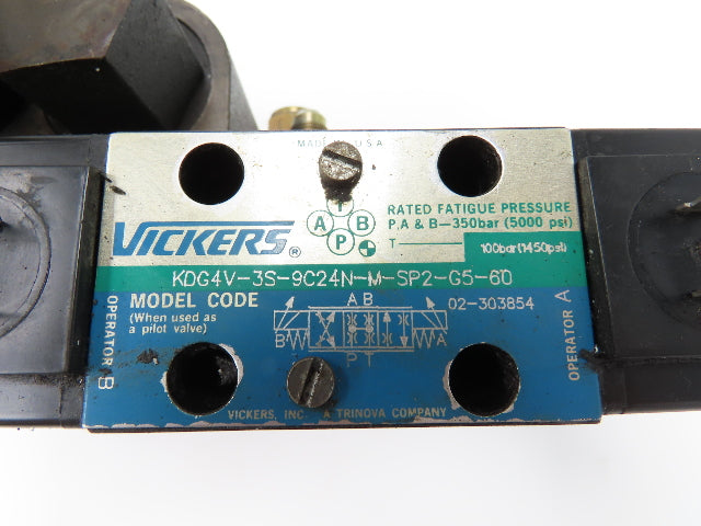 929500 Hydraulic Solenoid Control Valve & Manifold From N40 XMR Forklift