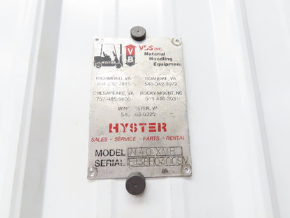 929500 Hydraulic Solenoid Control Valve & Manifold From N40 XMR Forklift