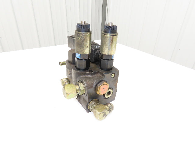 929500 Hydraulic Solenoid Control Valve & Manifold From N40 XMR Forklift