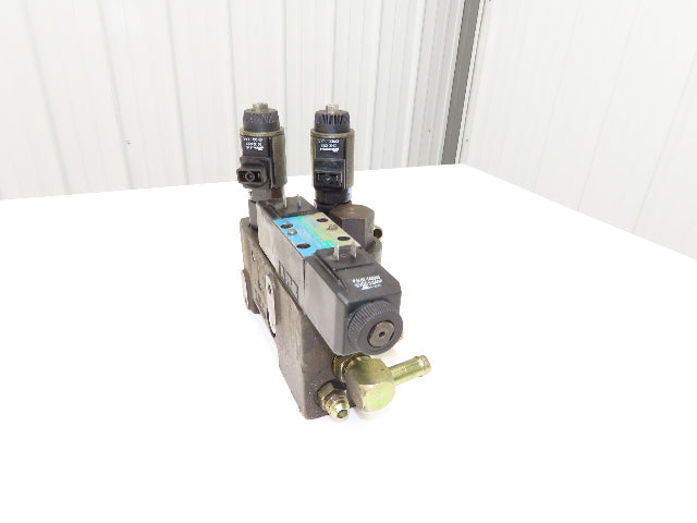929500 Hydraulic Solenoid Control Valve & Manifold From N40 XMR Forklift