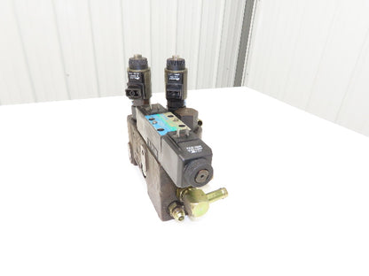 929500 Hydraulic Solenoid Control Valve & Manifold From N40 XMR Forklift