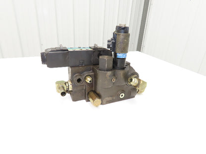 929500 Hydraulic Solenoid Control Valve & Manifold From N40 XMR Forklift