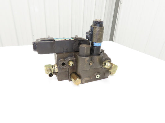929500 Hydraulic Solenoid Control Valve & Manifold From N40 XMR Forklift