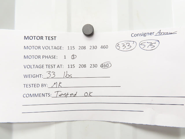 Lafert ST90SL2 Metric AC Motor 1.8kw 2.5Hp 3420rpm 333/575V 3PH 90L 24mm Shaft