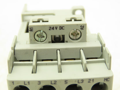 Allen Bradley 100-C16ZJ01 IEC Contactor Motor Starter 16A 3-Pole 600V 24VDC Coil