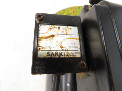 Liming SV-11 Inline Gearmotor .75kw 10:1 Ratio 140rpm 220/380 3PH w/Brake