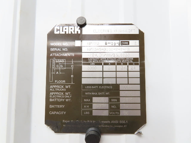 Hydraforce 2789211 Hydraulic Valve 30VDC Coil 6359724 Off Clark NPR20 Forklift
