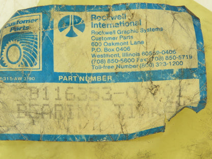 Timken Fafnir B116353-00001 Matched Tapered Roller Bearing Assy W Spacers