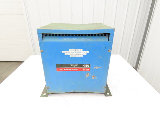 Rex SC15JK Power Transformer 15kVA 1Ph HV 600 LV 120/240 Class 180C 60Hz