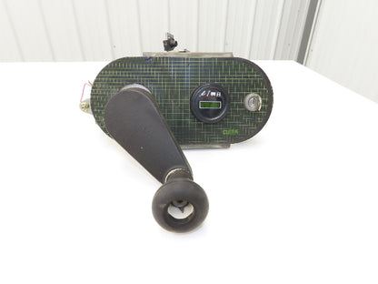 Clark 227-1022-022 4244 Steer Handle Valve Panel Hour Meter & Key NPR20 Forklift