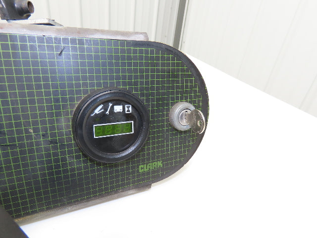 Clark 227-1022-022 4244 Steer Handle Valve Panel Hour Meter & Key NPR20 Forklift