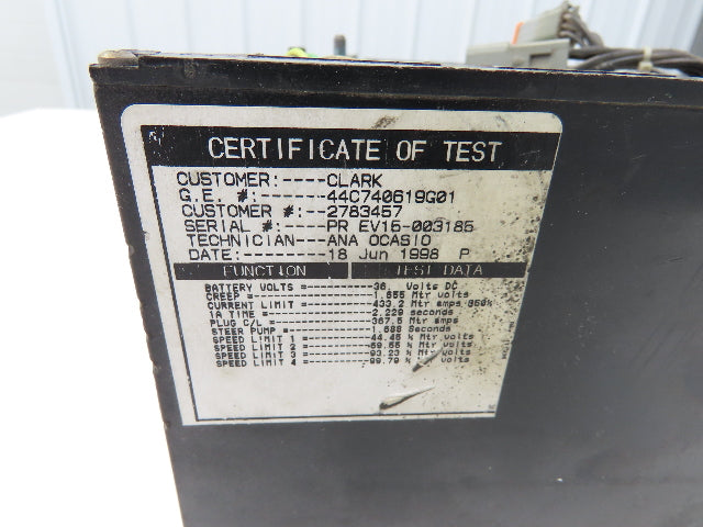 Clark 2783457 Electronic Drive Control Assembly NPR20 Reach Truck Forklift