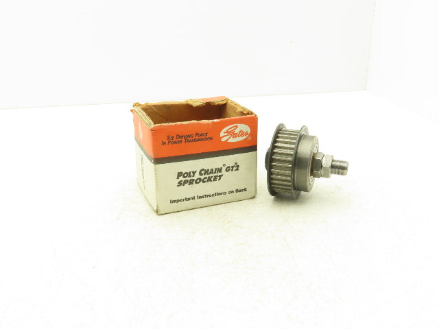 Gates 8M-32S-21 Poly Chain GT Idler Sprocket Pulley Assy Stud 3/4-16 Thread